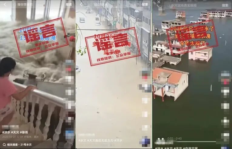 長期用AI惡意嫁接災情,何某被行拘!